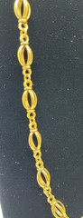 Vintage MMA Metropolitan Museum of Art Gold Tone Necklace Chunky 26″