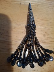 Vintage Beaded And Metal Tassels Lot Of 2