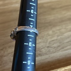 Vtg 925 Silver Ring Sz 7 Lg Lavender Cubic Zirconia Medieval Renaissance 3/4”
