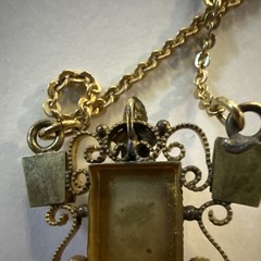 Antique Victorian Gold Tone Chain Necklace