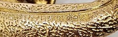 1921 PAYTON PEPPER CO. BIRMINGHAM 9K SOLID GOLD N.A. INDIAN ROWING A CANOE CHARM