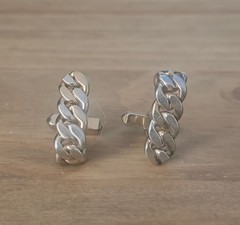 Swank Gold & Silver Chain Cufflinks