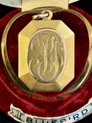 Antique Vintage Victorian 14k 15k Gold Locket Diamonds Monogrammed *As Is* 10 g