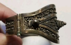 Vintage Berber Bracelet Kabe 850 Silver Morocco
