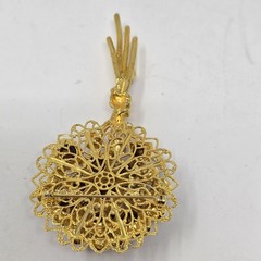 Signed RJ Graziano Purple Rhinestone Floral Bouquet Brooch