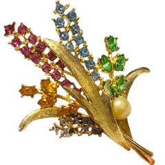 Arthur Hyacinth Brooch Mode-Art Vintage Pin