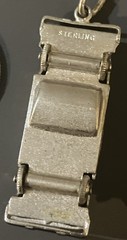 Vintage Articulated Sterling Silver Convertible Car Pendent Charm 1.25″ 5 Grams