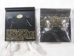 earrings vintage lot of 7 Two Sisters Medici Lauren Leah NEW on cards hand craft