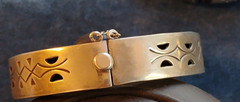 925 LOT TAXCO STERLING BRACELETS- CAGE CHAIN- 313.9 GRAMS