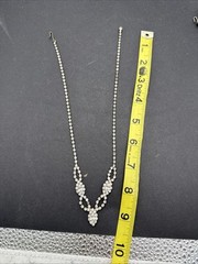 Vintage Necklace Lot Chain Jeweled Bead Choker