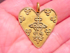 MMA Metropolitan Museum of Art HEART Pendant Etruscan Work Antique Reproduction