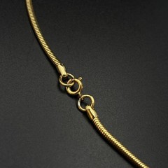 LANVIN PARIS Vintage Gold color Pendant Necklace From Japan
