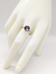 Vintage Luxury Soviet RING Silver⭐875 stamp Star USSR -size: 9US (19mm)| UA #15
