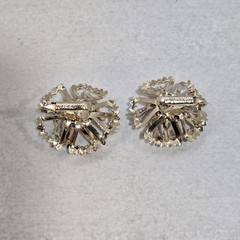 VTG AB Rhinestone Sarah Coventry ‘Allusion’ 1968 Brooch Pin & Earrings Set