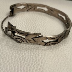 Rare J Sotelo STERLING SILVER 925 TESTED MODERNIST BRACELET Vintage TAXCO Mexico