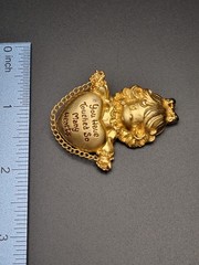 Vintage Precious Moments “You Have Touched So Many Hearts” Brooch (See Desc.)