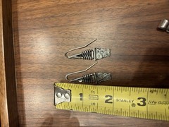 GIAMBRONE Studio Sterling Silver Modernist Dangle Earrings Brutalist Vintage