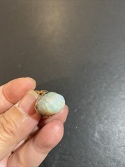 Antique 14K YELLOW GOLD OPAL RING SIZE: 4
