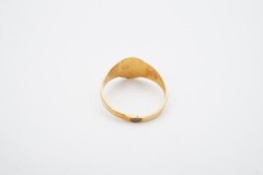 Vintage 10k Yellow Gold Childs Ring Size 0.5 Flower
