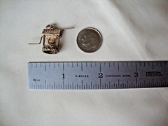 VINTAGE 1980s WORKING 3D WISHING WELL STERLING SILVER STAMP 925 CHARM/PENDANT