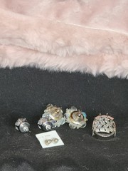 Estate Lot Vintage & Contemporary Jewelry Necklaces Bracelets Earrings 14 Pc Cos