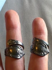 W.M.A. Rogers Spoon Ring Set