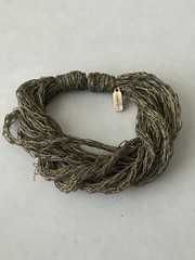 Lara Knutson Signed Designer Bracelet – MoMA Style Modern Art Jewelry