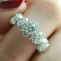 Art Deco 3.50 Ct White Diamond Vintage Engagement Ring 925 Sterling Silver