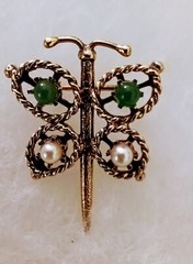 Vintage, Butterfly Pin / Brooch. Approx. 1.5,” long x 1″ wide, Signed STEO