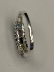 925 Sterling Silver Size 9 Ring Citrine, Emerald, Garnet, Amethyst, Topaz 3.4g