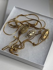 Vintage Avon Stick Pin Kensington + Goldette Necklace & Bracelet Set