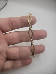 Vintage Sarah Coventry Womens Bracelet Gold Tone Links Dainty Wedding