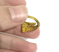 Vintage Handmade Ring Copper Style Roman Viking Ancient Bronze Amazing