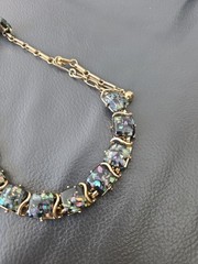 Vintage CORO Confetti Thermoset Lucite Necklace
