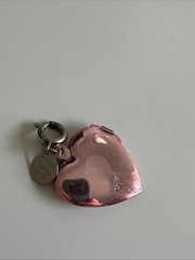 Disney Charm It Pink Frozen Anna Elsa Locket Heart Shaped Necklace Bracelet