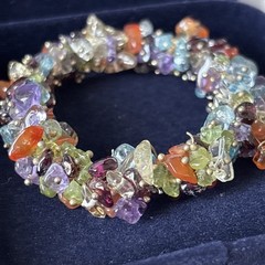 Stauer Bracelet Rainbow Gem Torsade jewelry Vintage