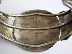 Bracelet 925 Sterling Silver Petit Denim Lapis Larry Moses Begay Zuni 1.3oz/1
