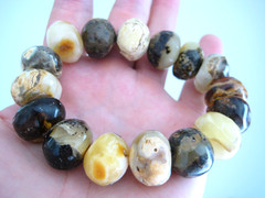Genuine Huge Massive Amber Baltic Amber Bracelet 57 grams 8-8.5 in !!!