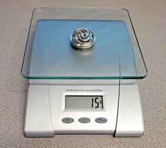 VTG 925 Spiral Brooch 1.25in Sterling Silver Solid 15g Abstract 3D Geometric