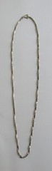 Vintage Lightweight Sterling Silver 925 Serpentine Chain Necklace 17 1/2″ Italy