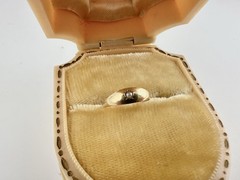 Antique Victorian 10k Gold Baby Starburst Ring Pendant Charm Seed Pearl Read