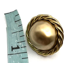 Vintage 80s Clip-On Earrings Carol lee Clip Ons faux pearl