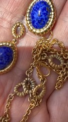 Vintage Metropolitan Museum Of Art Egyptian Revival Snake Necklace & Earrings