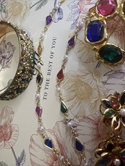 Multicolor Vintage Jewelry Set