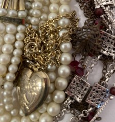 4Lb Mixed Mystery Jewelry Lot Vintage Mod Boho Bead Necklaces Bracelets Earrings
