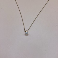 Vintage 1/20 14k Gold Filled Pearl Pendant Necklace