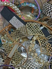 8 Pounds 4 Oz Old Jewelry Lot VTG To Now Junk, Wearable, Craft-Tangles Huge