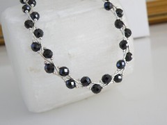 Chunky Sterling Silver 925 Liquid Link Chain Modern Statement Necklace