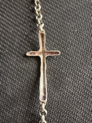 Silpada Signed Sterling Silver 925 Religious Cross Toggle Bracelet, 8.5in