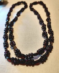Vintage Natural Red Pyrope Garnet/Almandine Garnet Necklace Grape Clusters…
